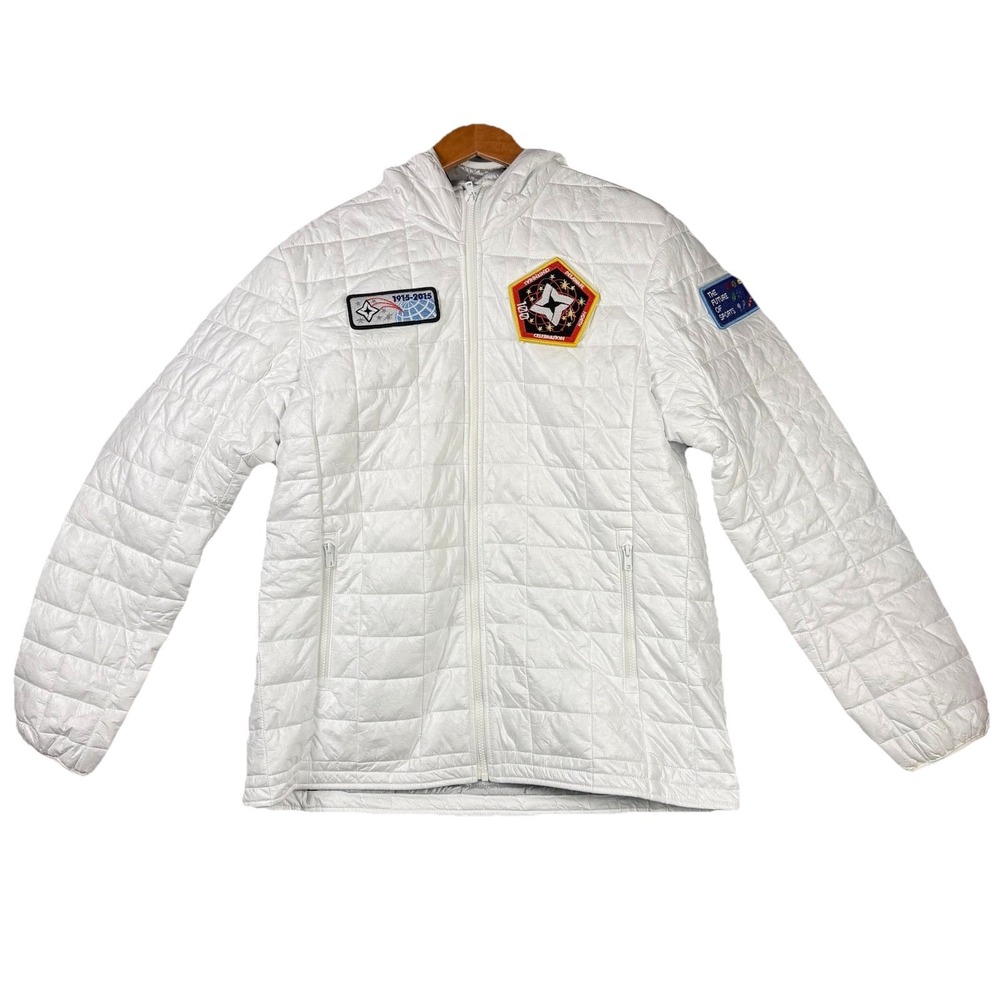 Betabrand's Limited Edition Space / Craft Women's White Puffer Jacket 2XL NWOT